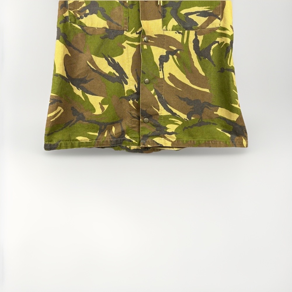 Marquardt + Schulz Military Jacket Mens XL Green Camo Dutch DPM Field Shirt 1992 - Picture 6 of 15